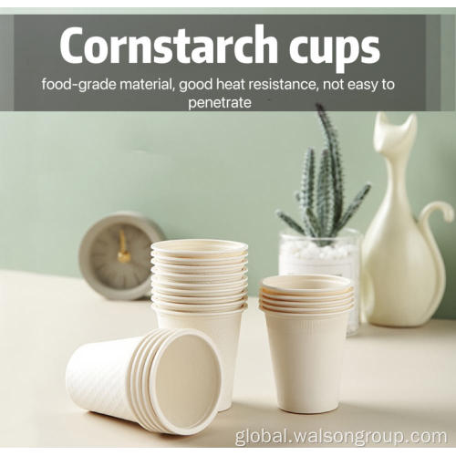 Biodegradable Cup Disposable Biodegradable corn starch cup with printing Manufactory